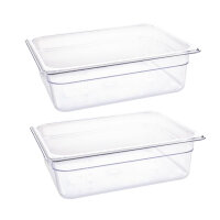 Vogue GN-Behälter GN1/2 - 10cm - 2 Behälter -...