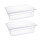 Vogue GN-Behälter GN1/2 - 10cm - 2 Behälter - Polycarbonat