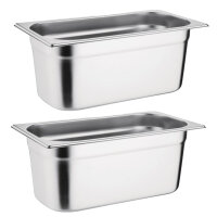 Vogue GN-Behälter GN1/3 - 10cm - 2 Behälter -...