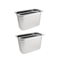 Vogue GN-Behälter GN1/3 - 20cm - 2 Behälter -...