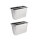 Vogue GN-Behälter GN1/3 - 20cm - 2 Behälter - Edelstahl