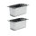 Gastro M GN-Behälter GN1/3 - 15cm - 2 Behälter - 304 Edelstahl