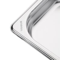 Vogue GN-Behälter GN1/3 - 4cm - 4 Behälter - Edelstahl