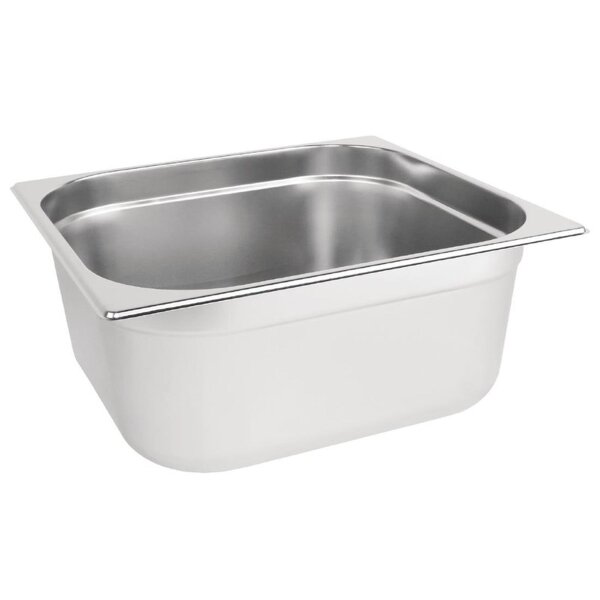 Vogue GN-Behälter GN2/3 - 15cm - 2 Behälter - Edelstahl
