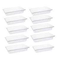 Vogue GN-Behälter GN1/3 - 6,5cm - 10 Behälter -...
