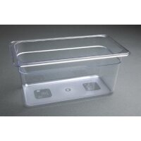 Vogue GN-Behälter GN1/3 mit Deckel - 15cm - 2 Behälter - Polycarbonat