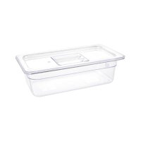 Vogue GN-Behälter GN1/3 mit Deckel - 10cm - 4...