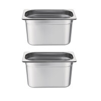Vogue GN-Behälter GN1/4 - 15cm - 2 Behälter -...