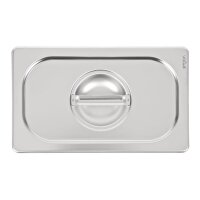 Vogue GN-Behälter GN1/4 mit Deckel - 15cm - 2 Behälter - Edelstahl