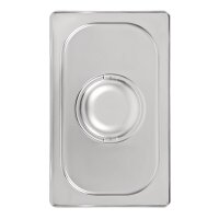 Vogue GN-Behälter GN1/4 mit Deckel - 15cm - 2 Behälter - Edelstahl