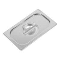 Vogue GN-Behälter GN1/4 mit Deckel - 15cm - 2 Behälter - Edelstahl