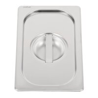 Vogue GN-Behälter GN1/4 mit Deckel - 15cm - 2 Behälter - Edelstahl