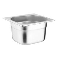 Vogue GN-Behälter GN1/6 mit Deckel - 10cm - 12...