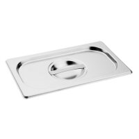 Vogue GN-Behälter GN1/9 mit Deckel - 10cm - 12 Behälter - Edelstahl