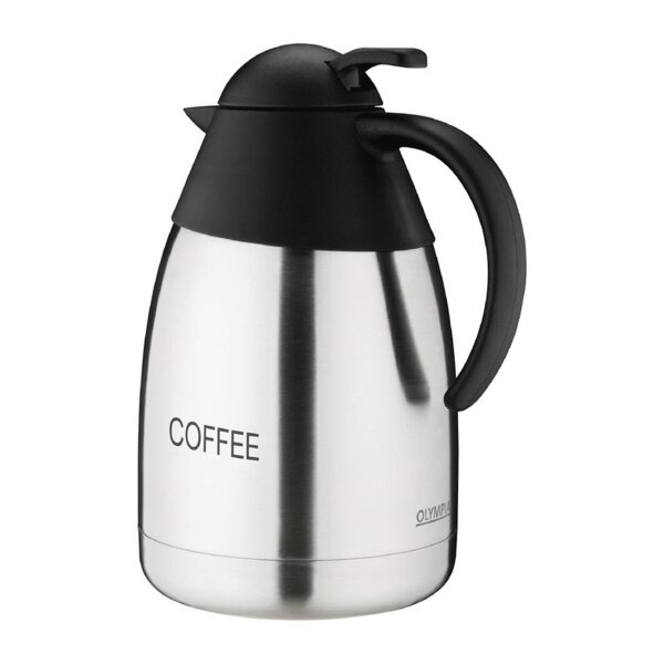 Thermoskannen Olympia 1,5L COFFEE/TEA/HOT WATER - Edelstahl - 3 Kannen