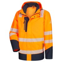 Arbeitsjacke Nitras Motion Tex VIZ Plus Warn-Multifunktionsjacke - orange