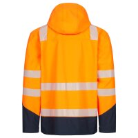 Arbeitsjacke Nitras Motion Tex VIZ Plus Warn-Multifunktionsjacke - orange