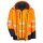 Arbeitsjacke Nitras Motion Tex VIZ Plus Warn-Multifunktionsjacke - orange