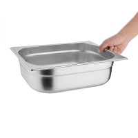 Vogue GN-Behälter GN1/2 - 10cm - 6,2L - 6 Behälter - Edelstahl