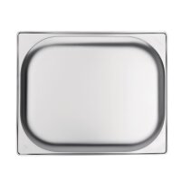 Vogue GN-Behälter GN1/2 - 10cm - 6,2L - 6 Behälter - Edelstahl