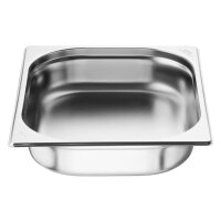 Vogue GN-Behälter GN1/2 - 6,5cm - 4L - 6 Behälter - Edelstahl