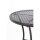 Bolero Steel Outdoor Dining Set Schwarz Tisch und zwei Stühle - 1 Set