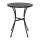 Bolero Steel Outdoor Dining Set Schwarz Tisch und zwei Stühle - 1 Set