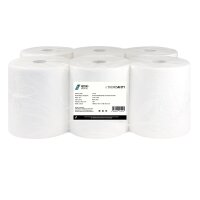 NITRAS Premium-Handtuchrollen - weiß - 21cm x 130 m...