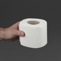Jantex Toilettenpapier - 2-lagig - weiß - 36 Rollen - ca. 320 Blatt pro Rolle