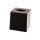 Bolero Taschentuchbox Kubus - schwarz - Kunststoff - 10 Boxen