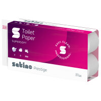 Satino Toilettenpapier - 3-lagig - 72 Rollen - weiß...