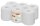 Satino Putzrollen midi 100% recycled - 1-lagig - 20 cm breit - weiß - 6 Rollen