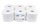 Jumbo Toilettenpapier FUNNY - 2- lagig - 1 Palette - 384 Rollen - Centerfeed