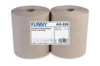 Jumbo Toilettenpapier Funny - 1-lagig - Ø 25 cm -...