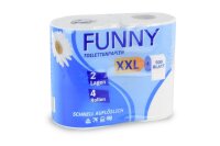 Toilettenpapier Funny - 2-lagig - weiß - 1760...