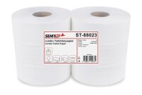 Jumbo Toilettenpapier SEMYtop - 2- lagig - hochweiß...