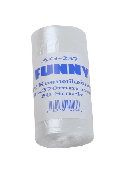 Kosmetikbeutel Funny - 10000 Müllbeutel – 310 x 370 mm - transparent - 10 L