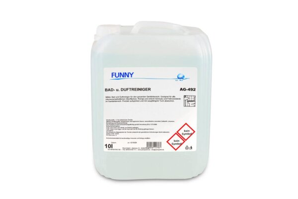 Bad und Duftreiniger Funny - 2 x 10 L Kanister - gebrauchsfertig - Badreiniger