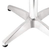 Bolero quadratischer Tisch Eschenholz - 1 Bein - 70cm - 2 Tische