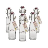 Kilner Flasche mit Bügelverschluss - 1L - 6 Flaschen...