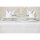 10 Tischdecken Mitre Luxury Satin Band - weiß - 91 x 91cm - 100 % Baumwolle