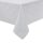 10 Tischdecken Mitre Luxury Luxor Efeublatt - weiß -135 x 135cm - 100% Baumwolle