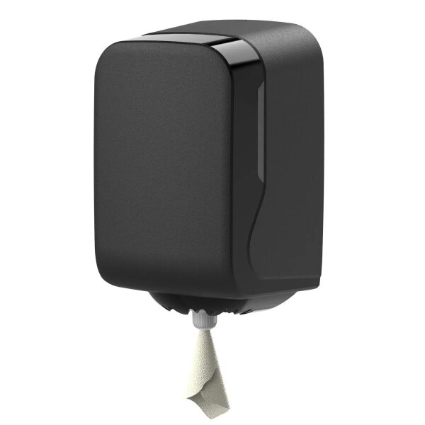 Handtuchspender SemyTop Mini Centerpull - schwarz - für Handtuchrollen bis Ø16cm