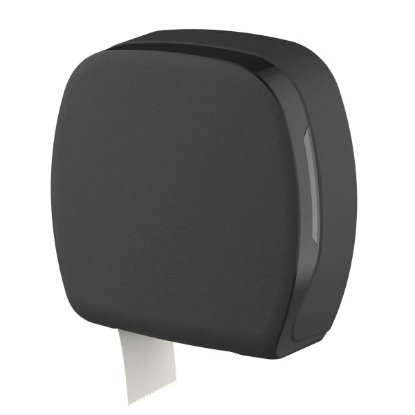 Jumbo Toilettenpapierspender SemyTop Maxi - schwarz - für Rollen bis Ø 28 cm