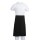 Whites Bistro Schürze - Schwarz - 5 Schürzen - 900(B) x 800(L)mm