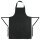 Whites Bistro Schürze - Schwarz - 5 Schürzen - 900(B) x 800(L)mm