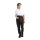 Whites Taillenschürze kurz mit Geldtasche - Schwarz - 5 Schürzen - 450 x 305mm