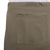 Whites kurze Bistro-Schürze - Tan - 5 Schürzen - 750(B) x 373(L)mm