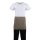 Whites kurze Bistro-Schürze - Tan - 5 Schürzen - 750(B) x 373(L)mm