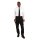 Whites Taillenschürze mit 2 Taschen - schwarz - 5 Schürzen - 750(B) x 373(L)mm